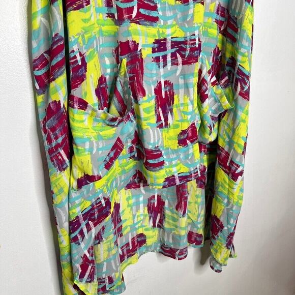 Melissa McCarthy Seven7 Sleeveless Abstract Print Dress Size 2X Plus Boho - Picture 4 of 10